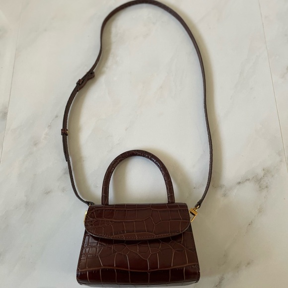 By Far Mini Nutella Crocs Embossed Leather - Picture 7 of 13